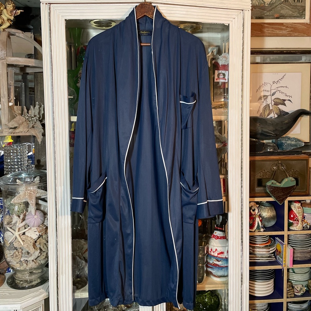 Andhurst blue vintage Robe M unisex Made in the USA